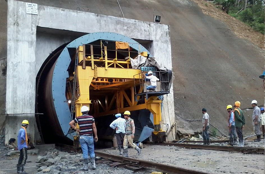 Horseshoe shape Tunnel formwork contractors in India