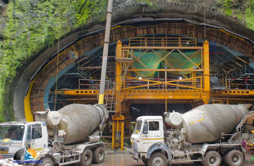 Horseshoe shape Tunnel formwork contractors in India