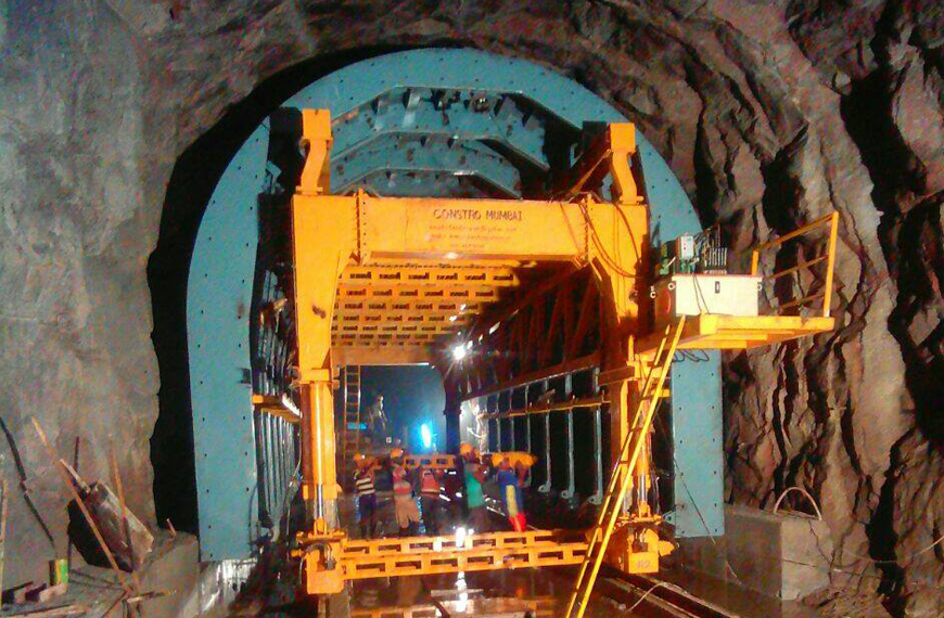 D-shaped tunnel formwork contractors in India