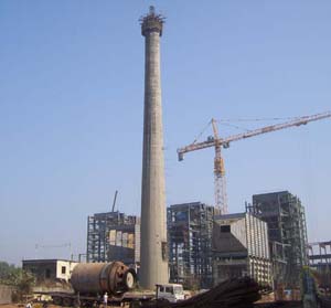 RCC Chimney construction in India