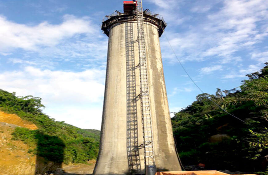 RCC Bridge Pier construction in India